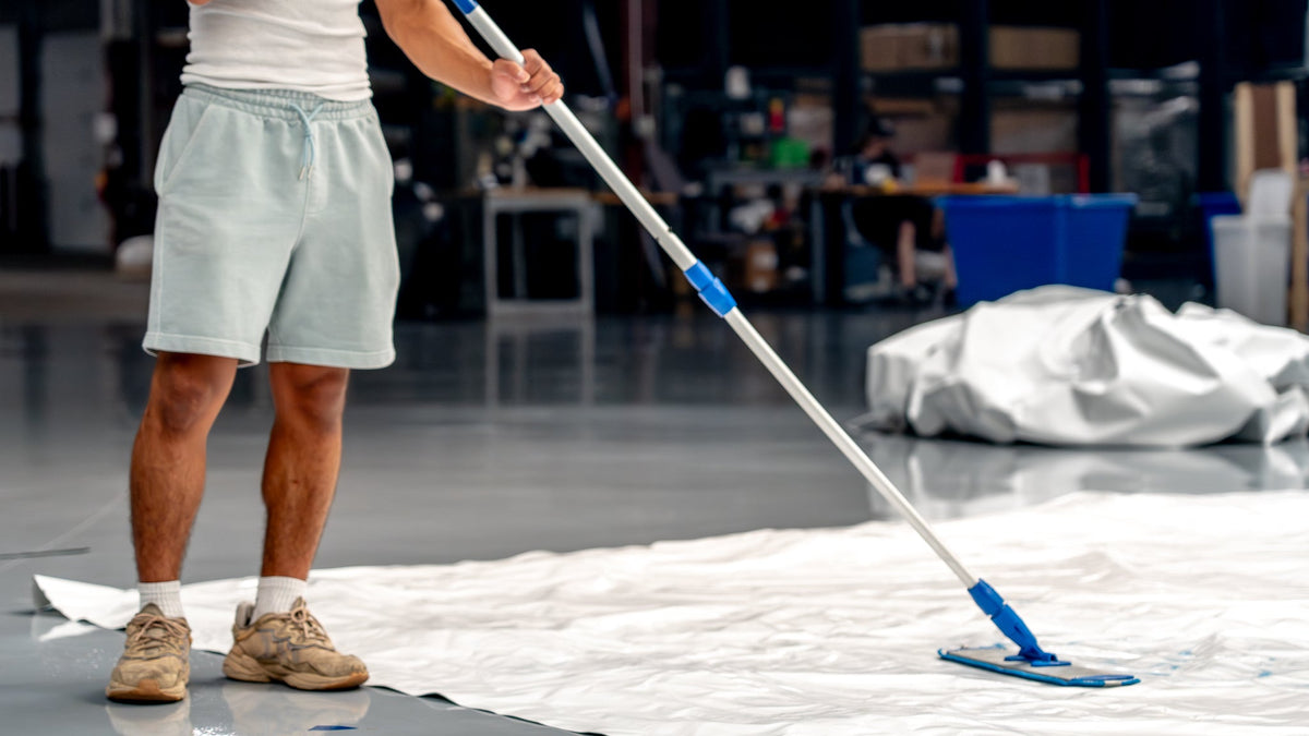 washing a tent